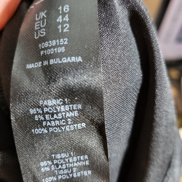 NWOT ASOS DESIGN Dress | Size 12 | Mini Tea Dress | Semi Sheer | Fairy - Picture 6 of 9